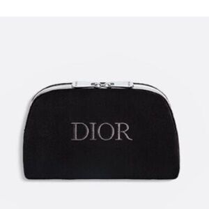 Dior Black Cosmetic Pouch
